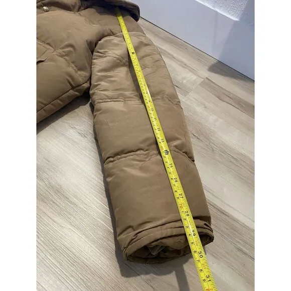 Eddie Bauer‎ Puffer Down Coat Women's Medium Tan