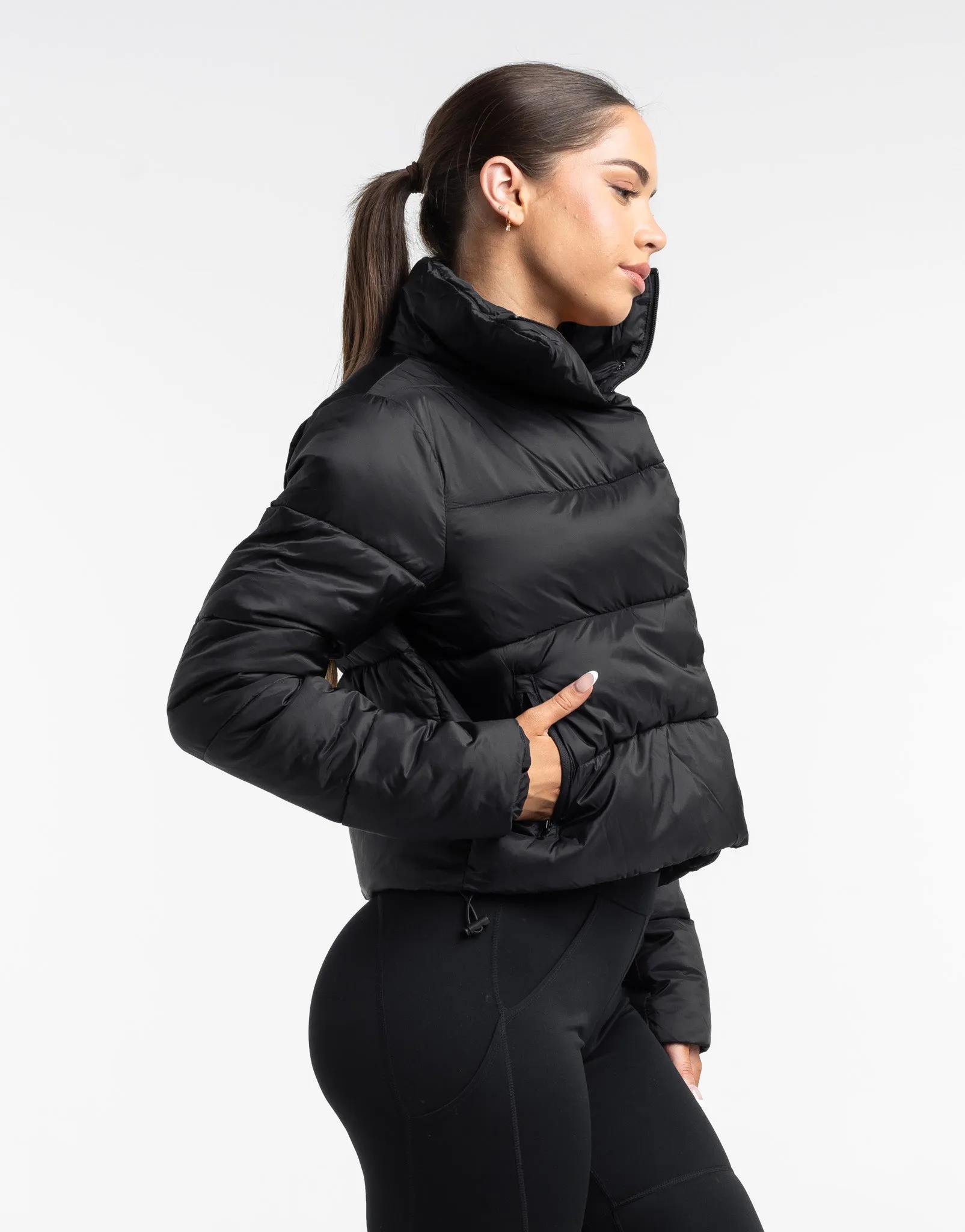 Elevate Puffer Jacket - Black
