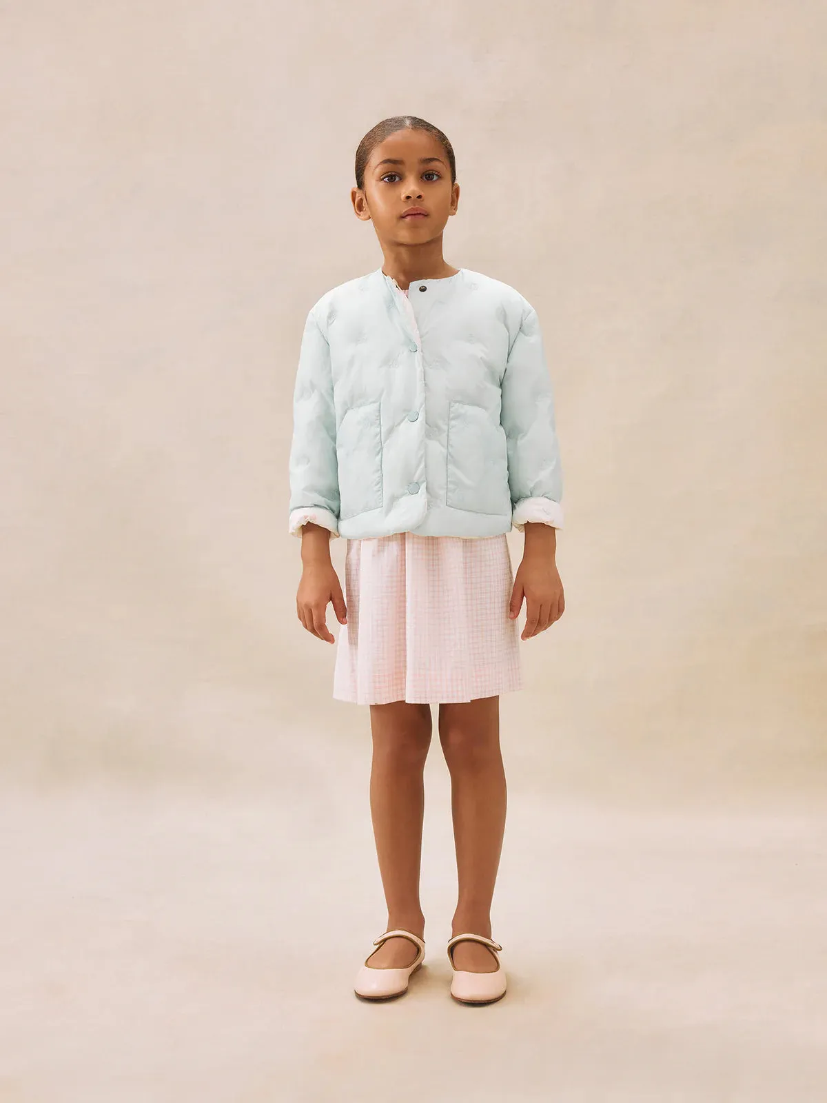 Enyla embroidered puffer jacket