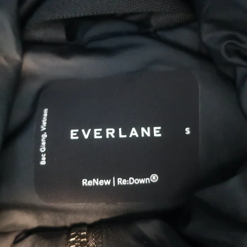 Everlane ReDown Sleeping Bag Down Puffer Coat Black Size Small