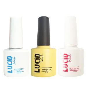 Extended Wear, Matte Top & Strength Gel Trio Gift Set