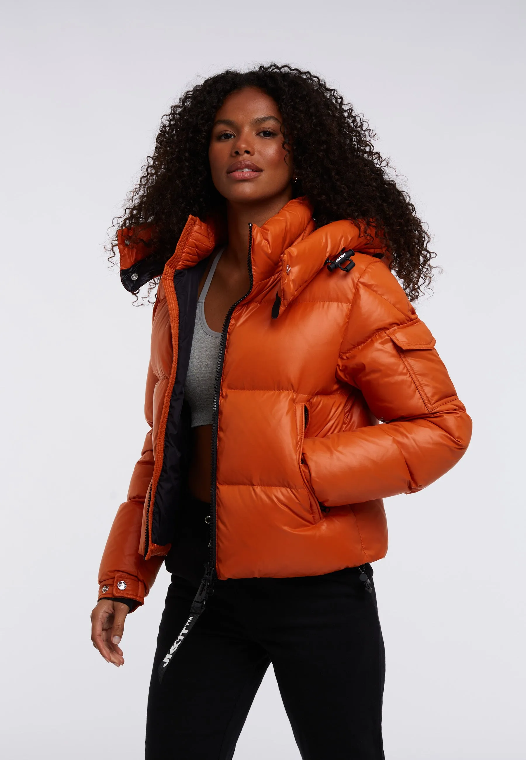 EZ Puffer Racer Hooded Jacket