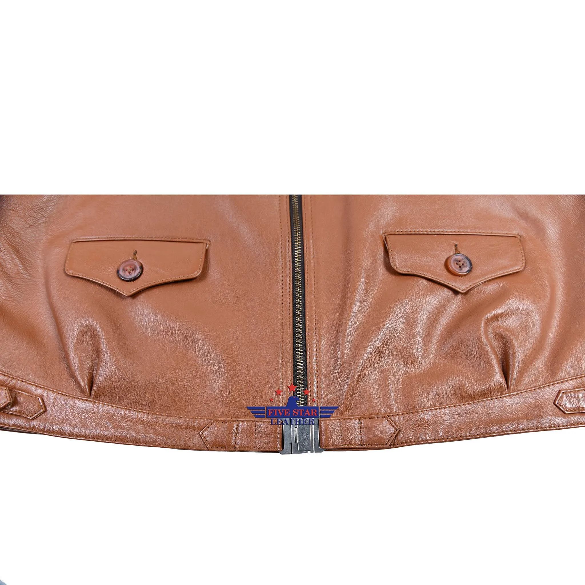 Fighter Pilot Bomber Air Force Luftwaffe WW2 Real Leather Flying Aviation Jacket