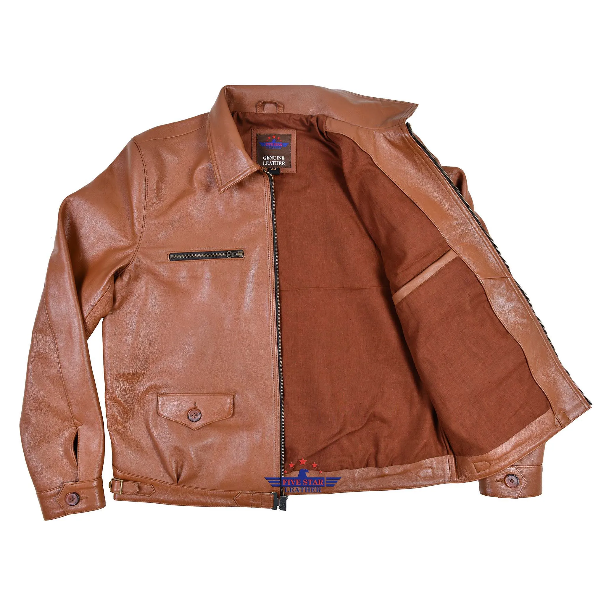 Fighter Pilot Bomber Air Force Luftwaffe WW2 Real Leather Flying Aviation Jacket