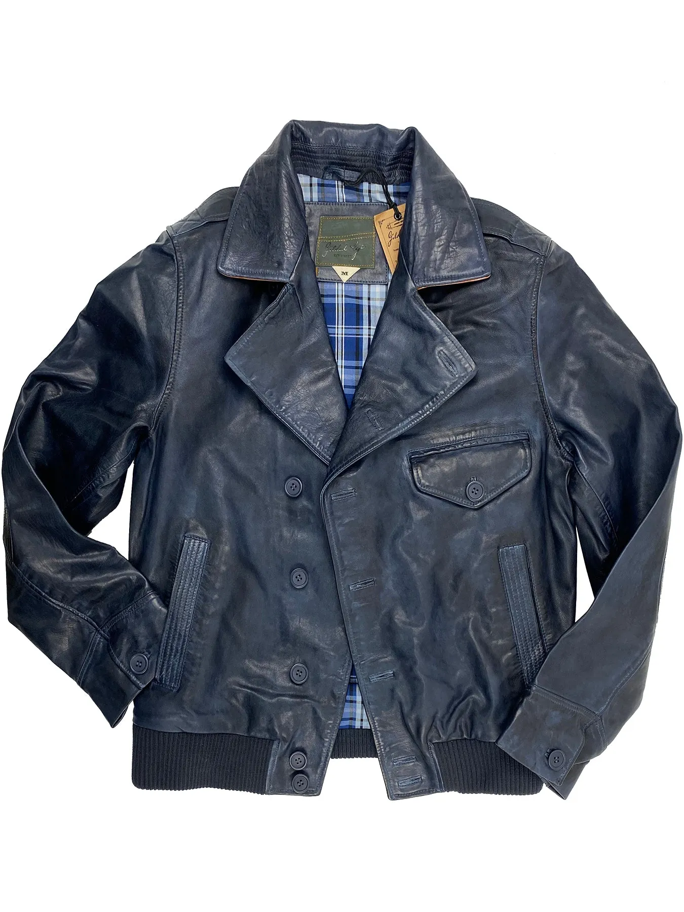 Final Sale: McCoy Leather Bomber Jacket 4085