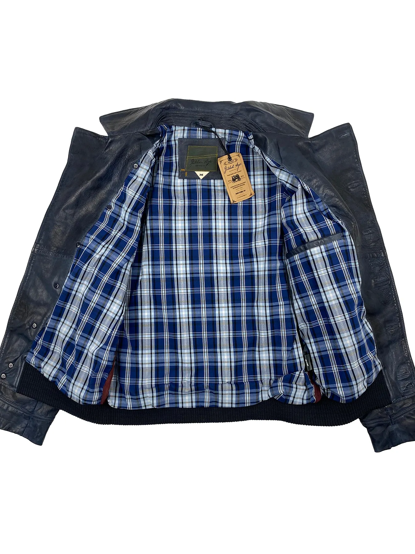 Final Sale: McCoy Leather Bomber Jacket 4085