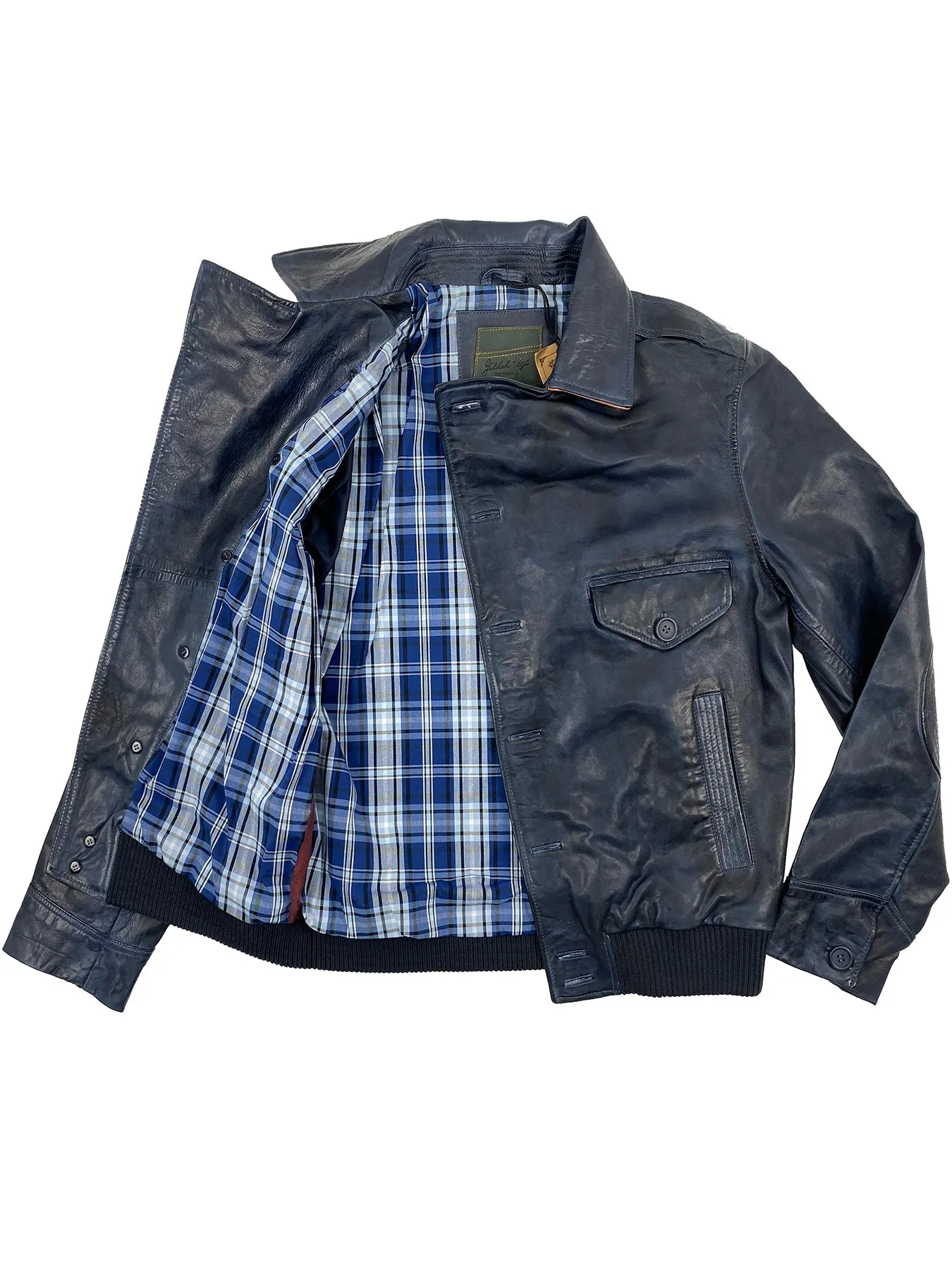 Final Sale: McCoy Leather Bomber Jacket 4085