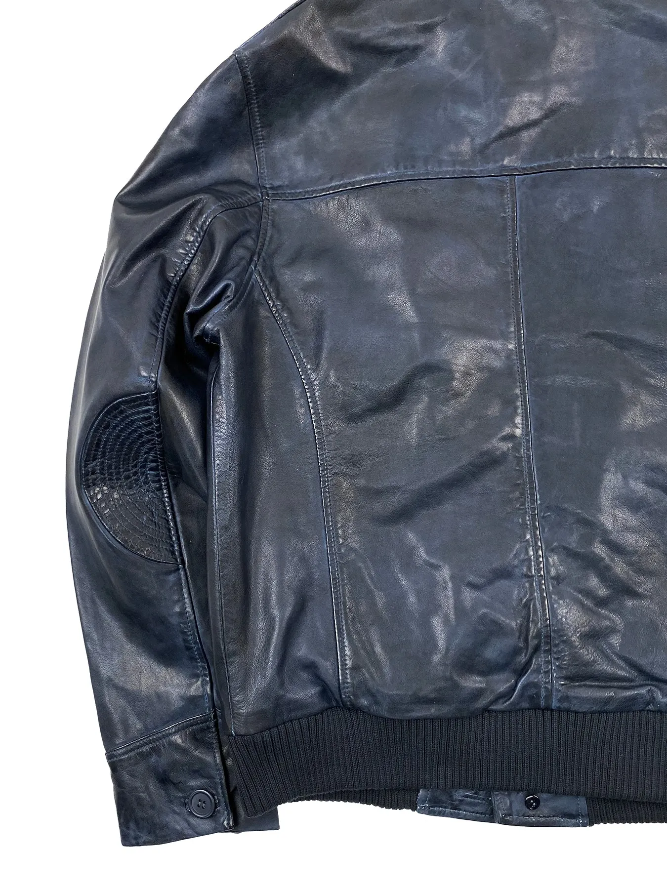 Final Sale: McCoy Leather Bomber Jacket 4085