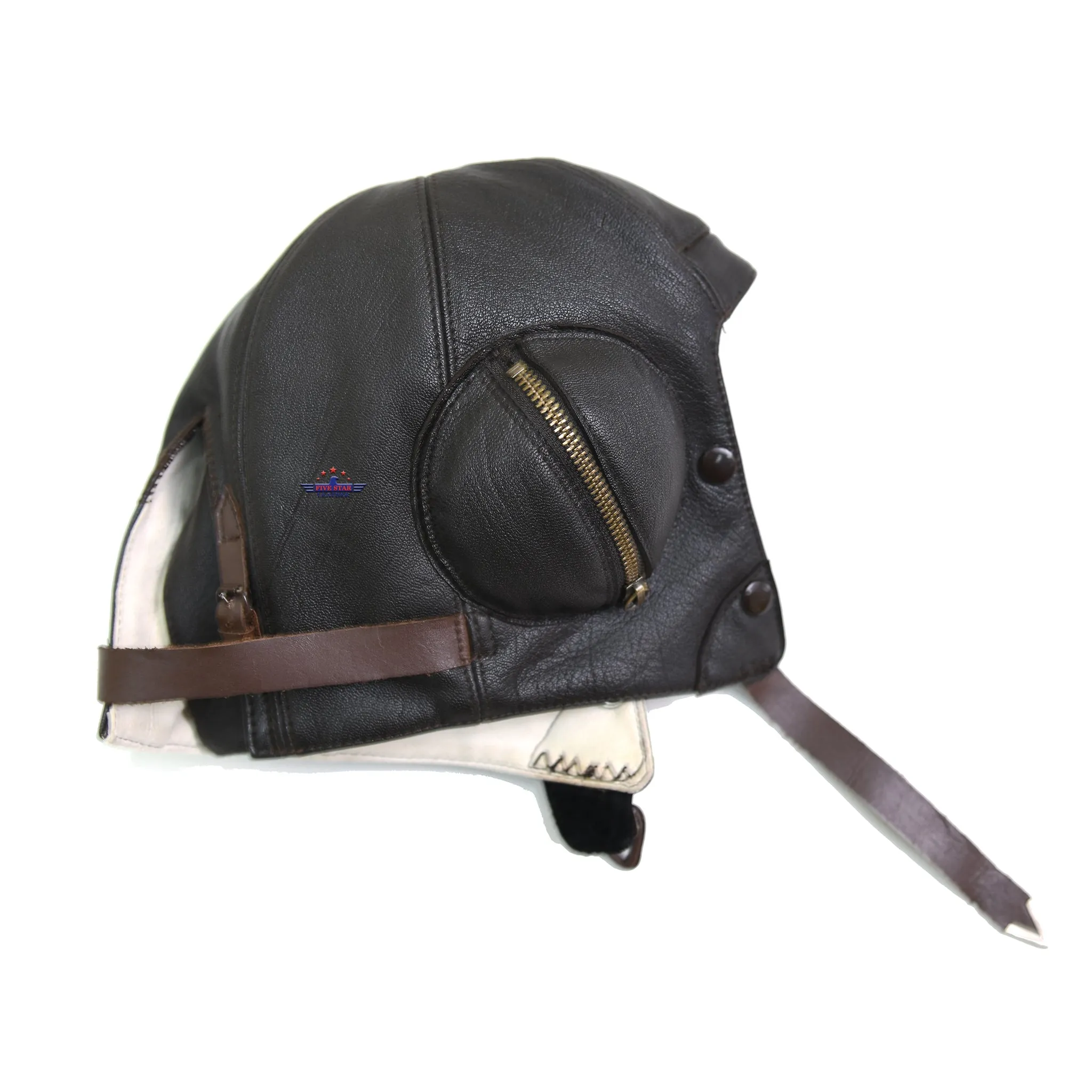 FiveStar Leather RAF Type B Flying Pilot Helmet WWII