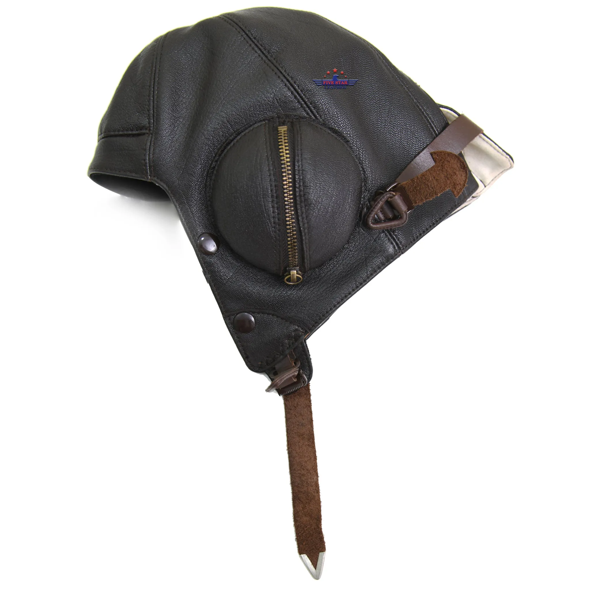 FiveStar Leather RAF Type B Flying Pilot Helmet WWII