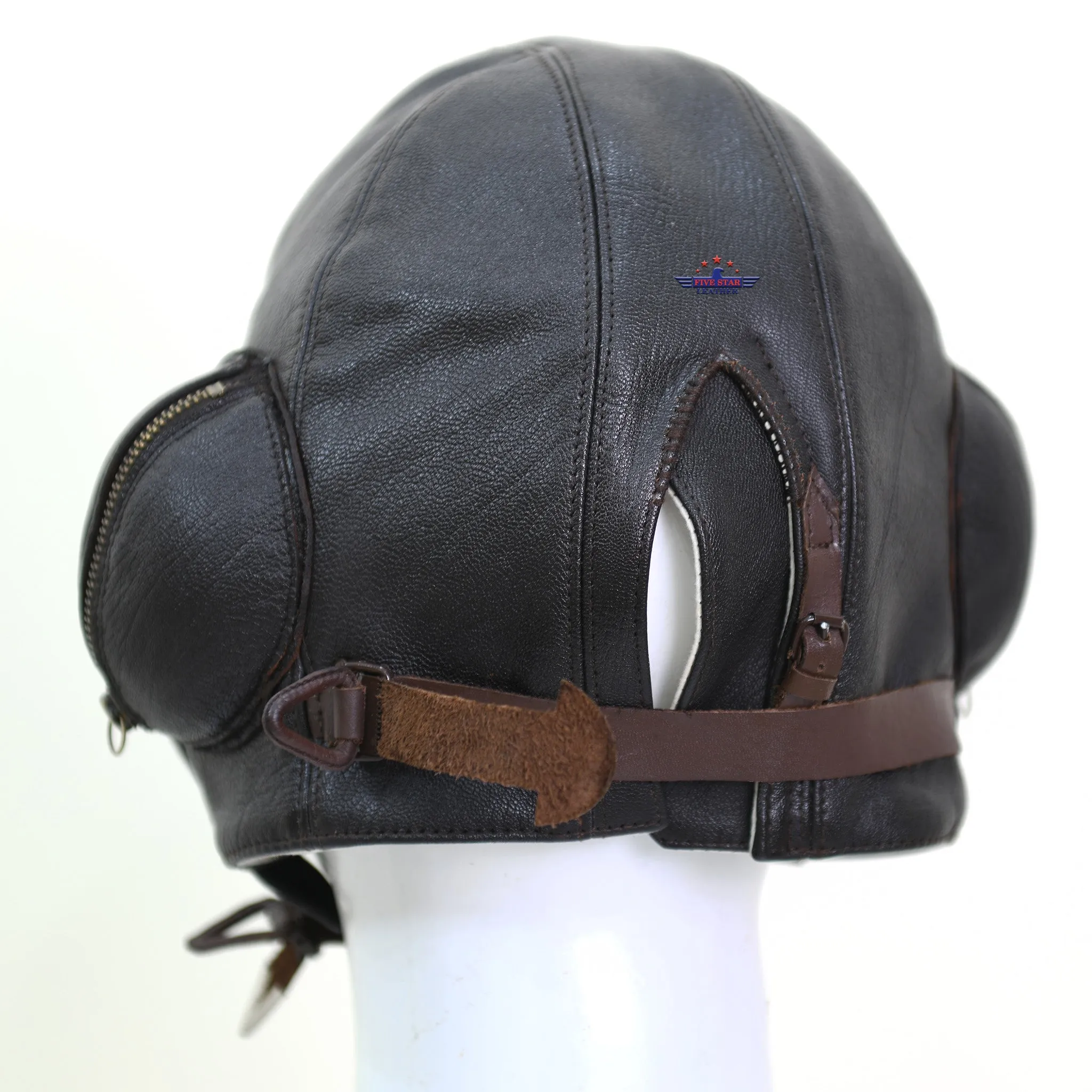 FiveStar Leather RAF Type B Flying Pilot Helmet WWII