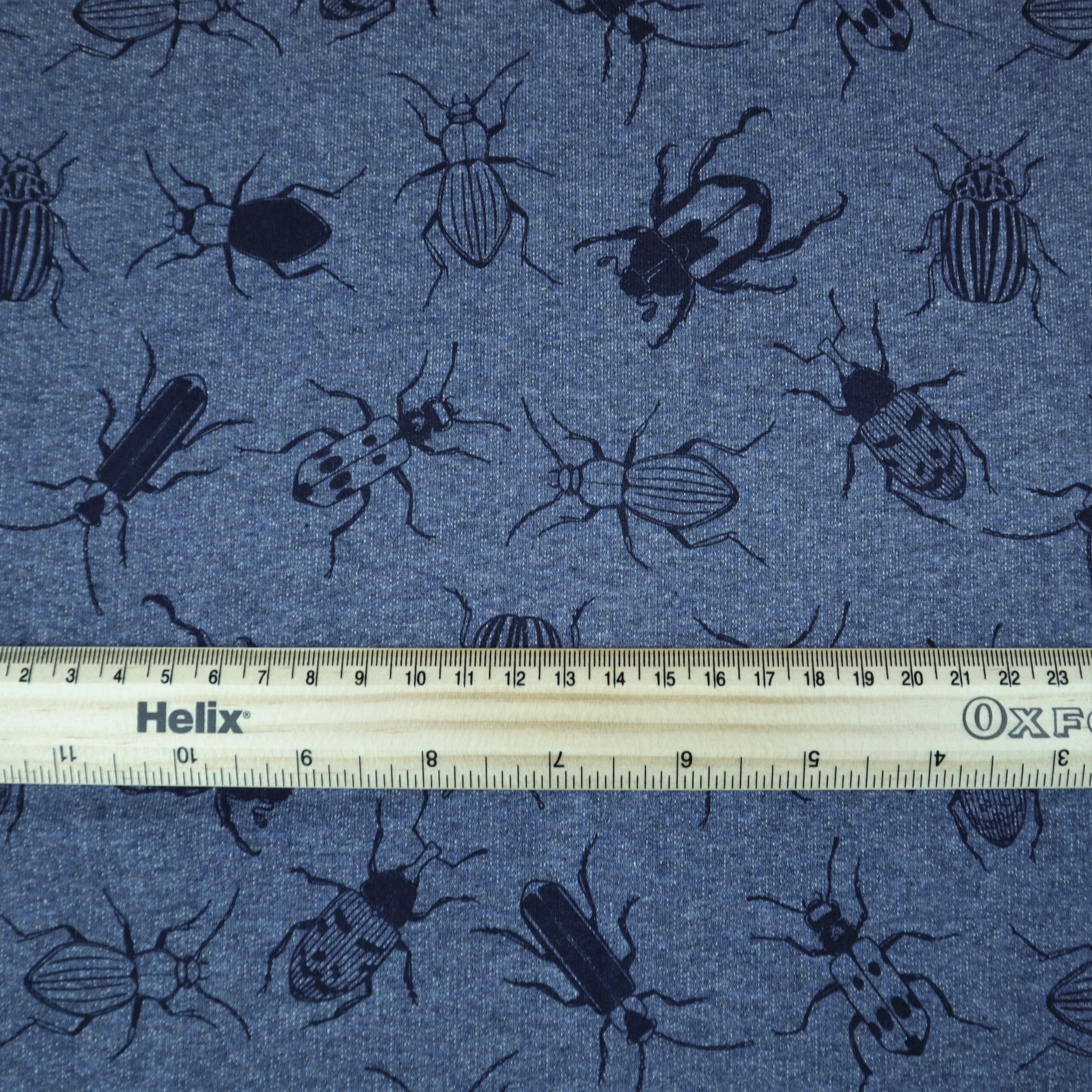 French Terry in Bug Print