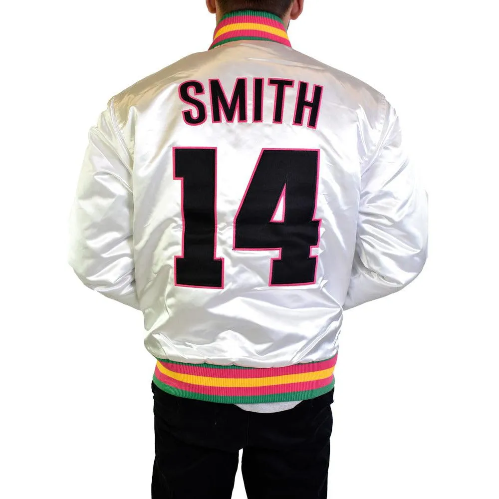 FRESH PRINCE WILL SMITH WHITE SATIN JACKET