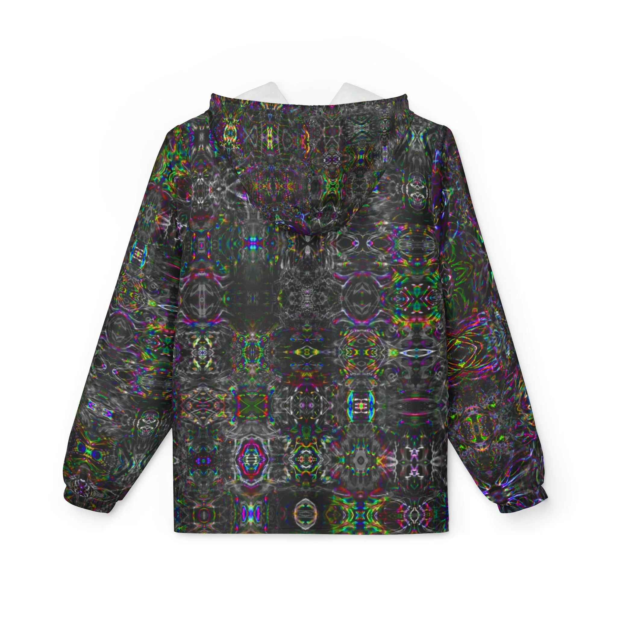 Galaxy Frog Happy and Healthy Fractal Cymagic Healing Kaleidoscape Windbreaker Jacket (AOP)