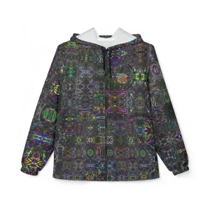 Galaxy Frog Happy and Healthy Fractal Cymagic Healing Kaleidoscape Windbreaker Jacket (AOP)