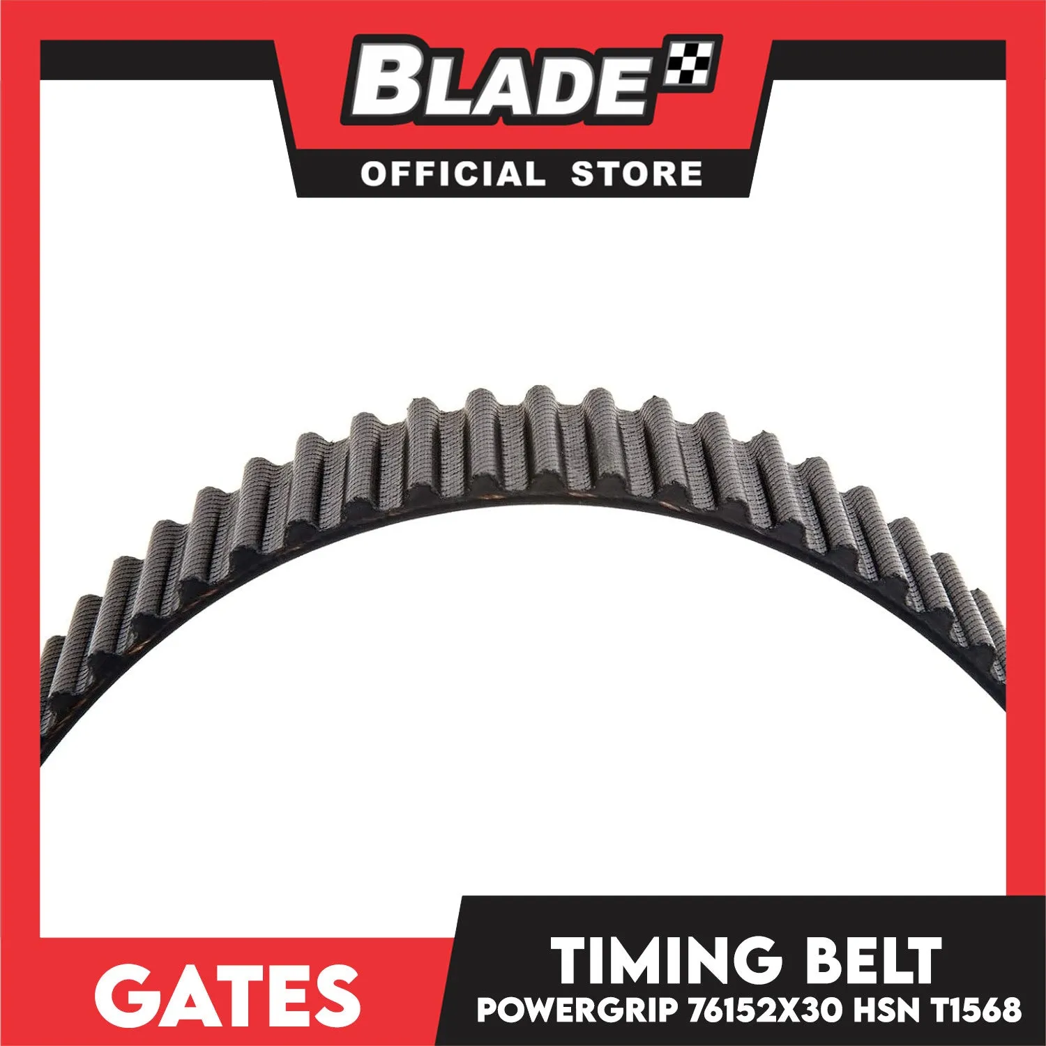 Gates Automotive PowerGrip Timing Belt T1568 For Hyundai and KIA