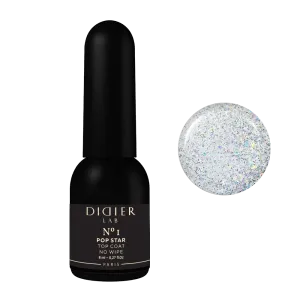 Gel Polish Top Coat No Wipe, Didier Lab, Pop Star No. 1