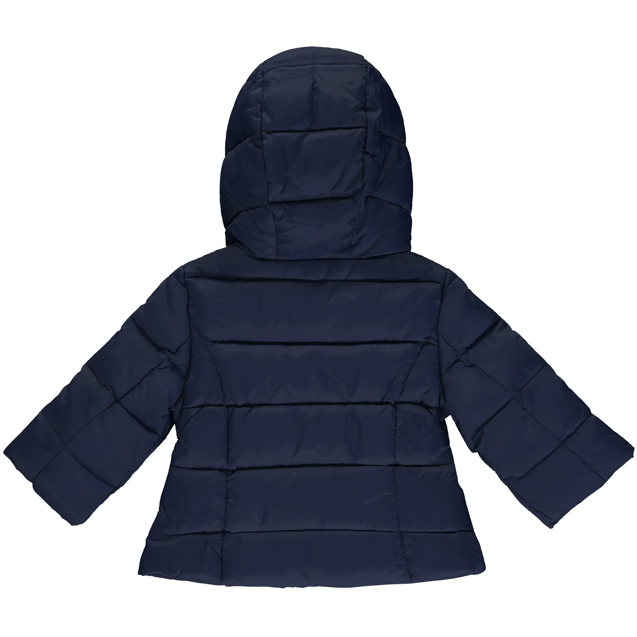Girls Navy Blue Down Padded Coat