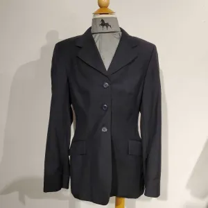 Grand Prix Navy and Blue Windowpane Hunt Coat Kids 10L