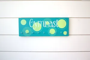 Gymnast Medal Holder with Polka Dots - Medium