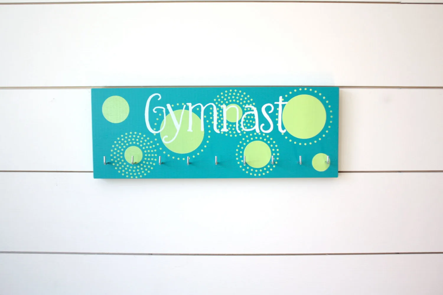 Gymnast Medal Holder with Polka Dots - Medium