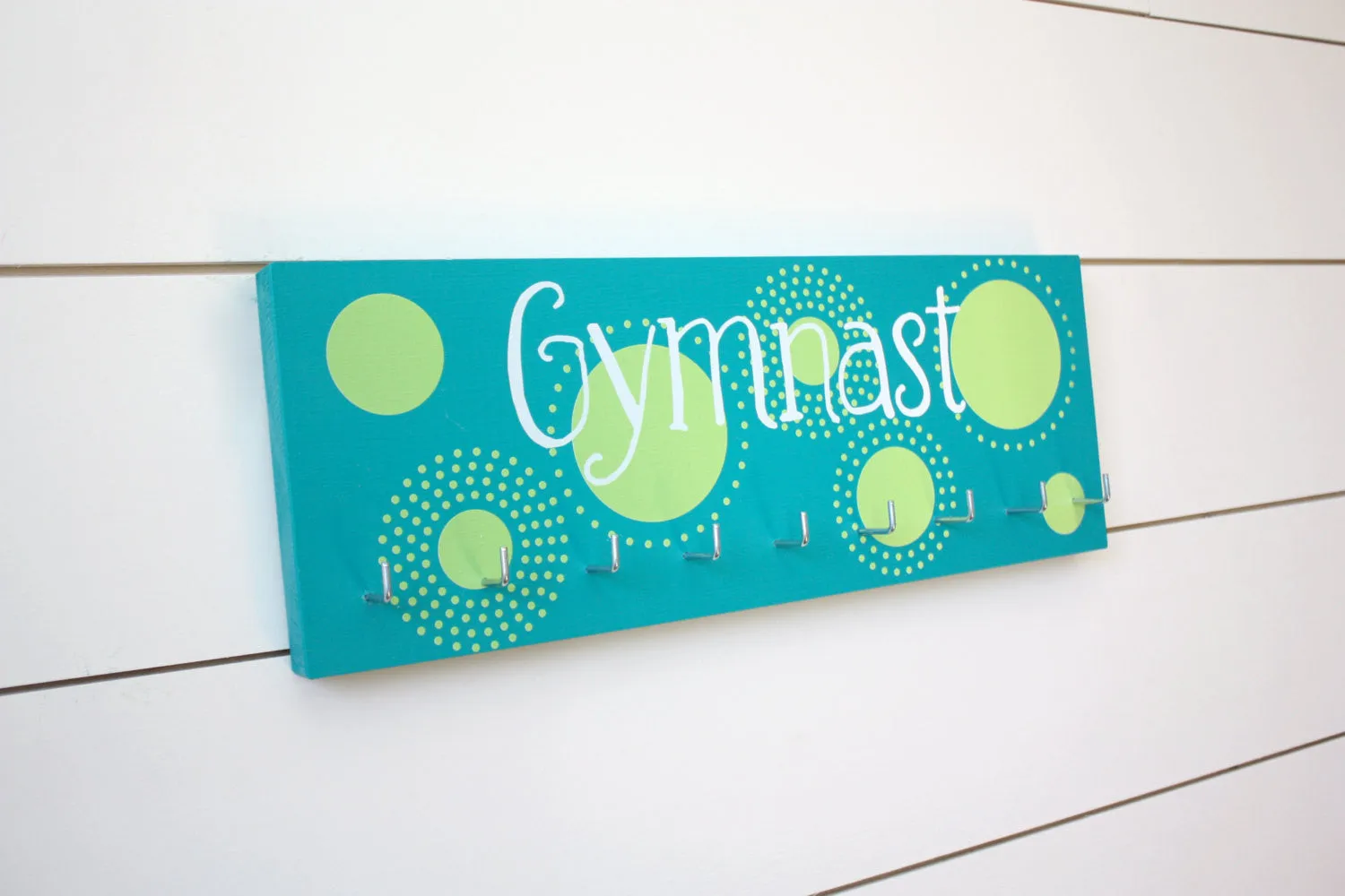 Gymnast Medal Holder with Polka Dots - Medium
