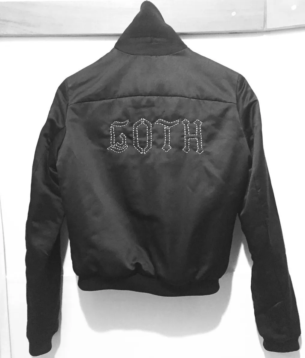 Hand Embroidered Club Jacket & Long Bias Cut Skirt