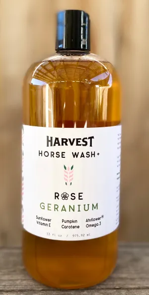 HARVEST Horse Wash  (Rose Geranium)