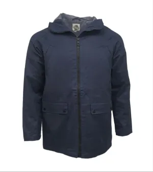 HoodLamb Men's Navy Hemp Lined Fishtail Parka 420 MTJ013 NWT