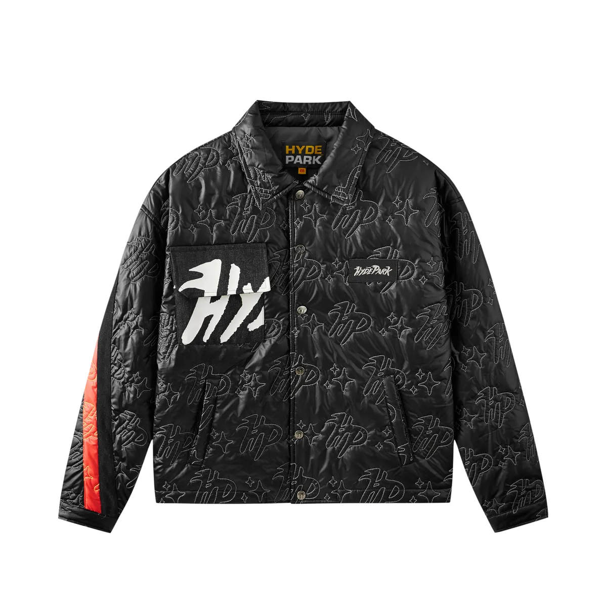 Hyde Park Moto Racer Coach Jacket (Black)