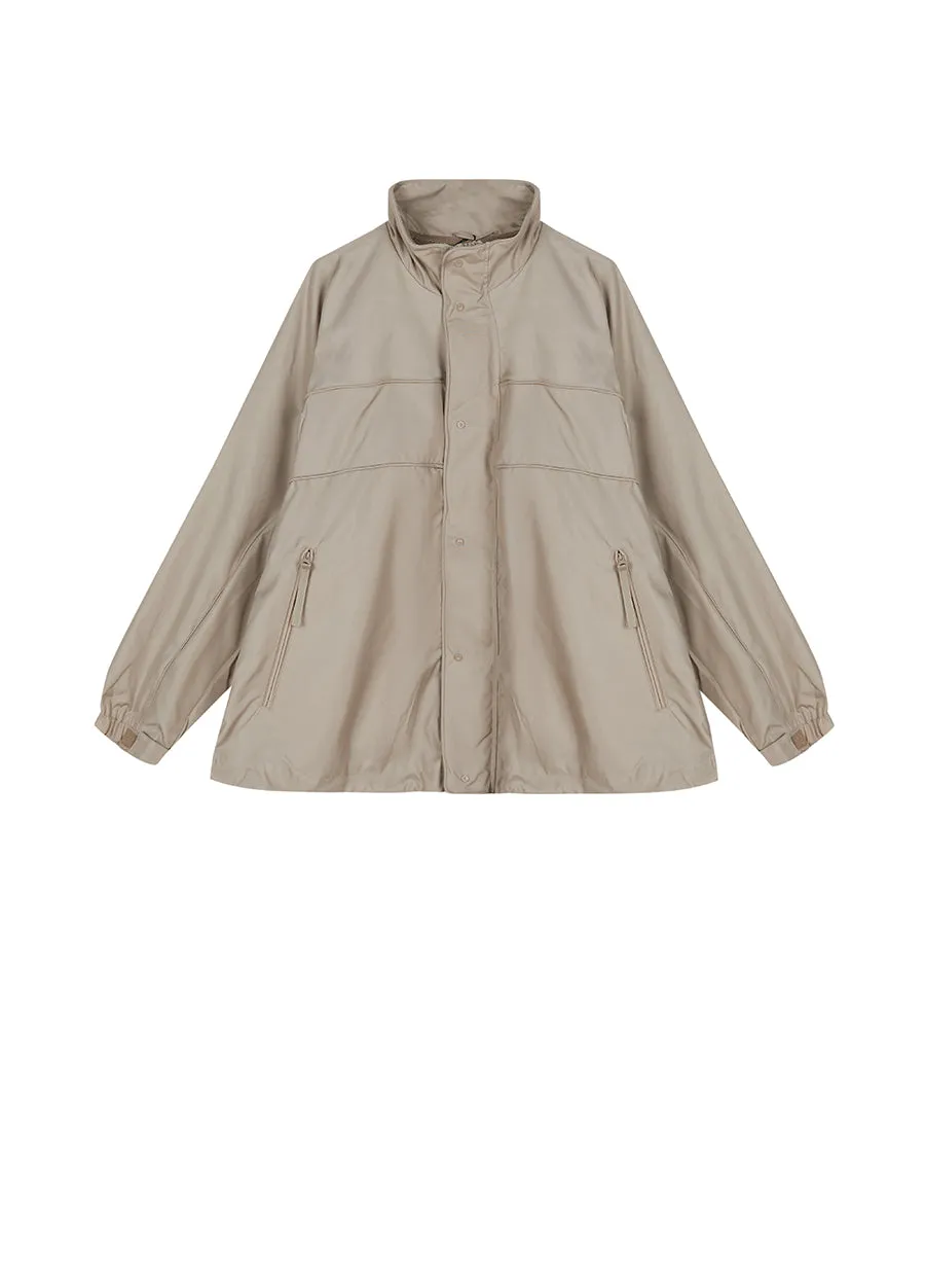 Jacket/JNBY  Drawstring Aluminum Wire Oversize Jacket