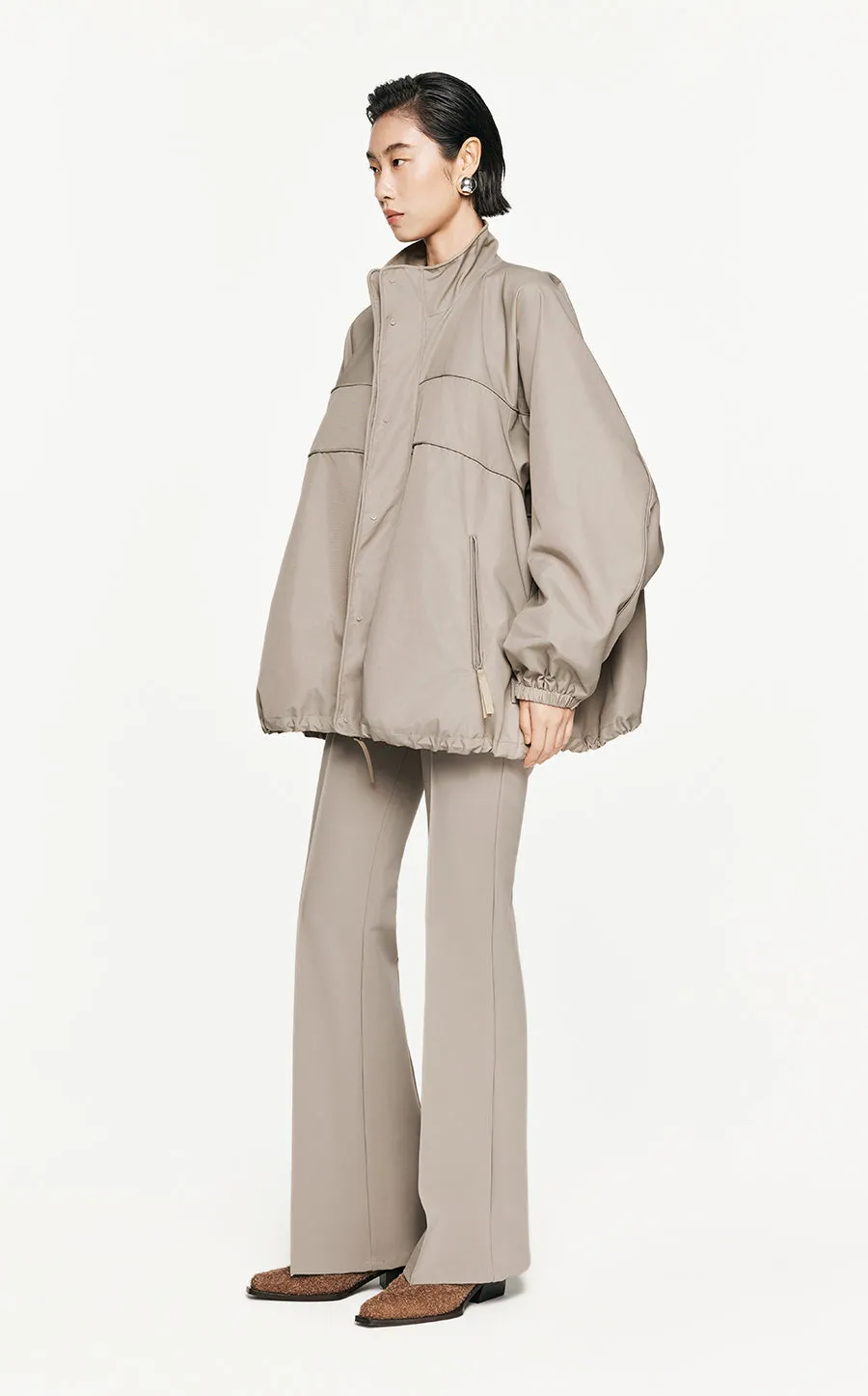 Jacket/JNBY  Drawstring Aluminum Wire Oversize Jacket