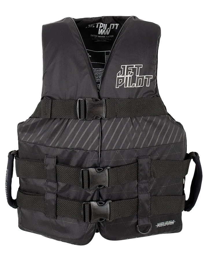 Jetpilot Helium FE Mens Nylon Vest PFD - Black Black