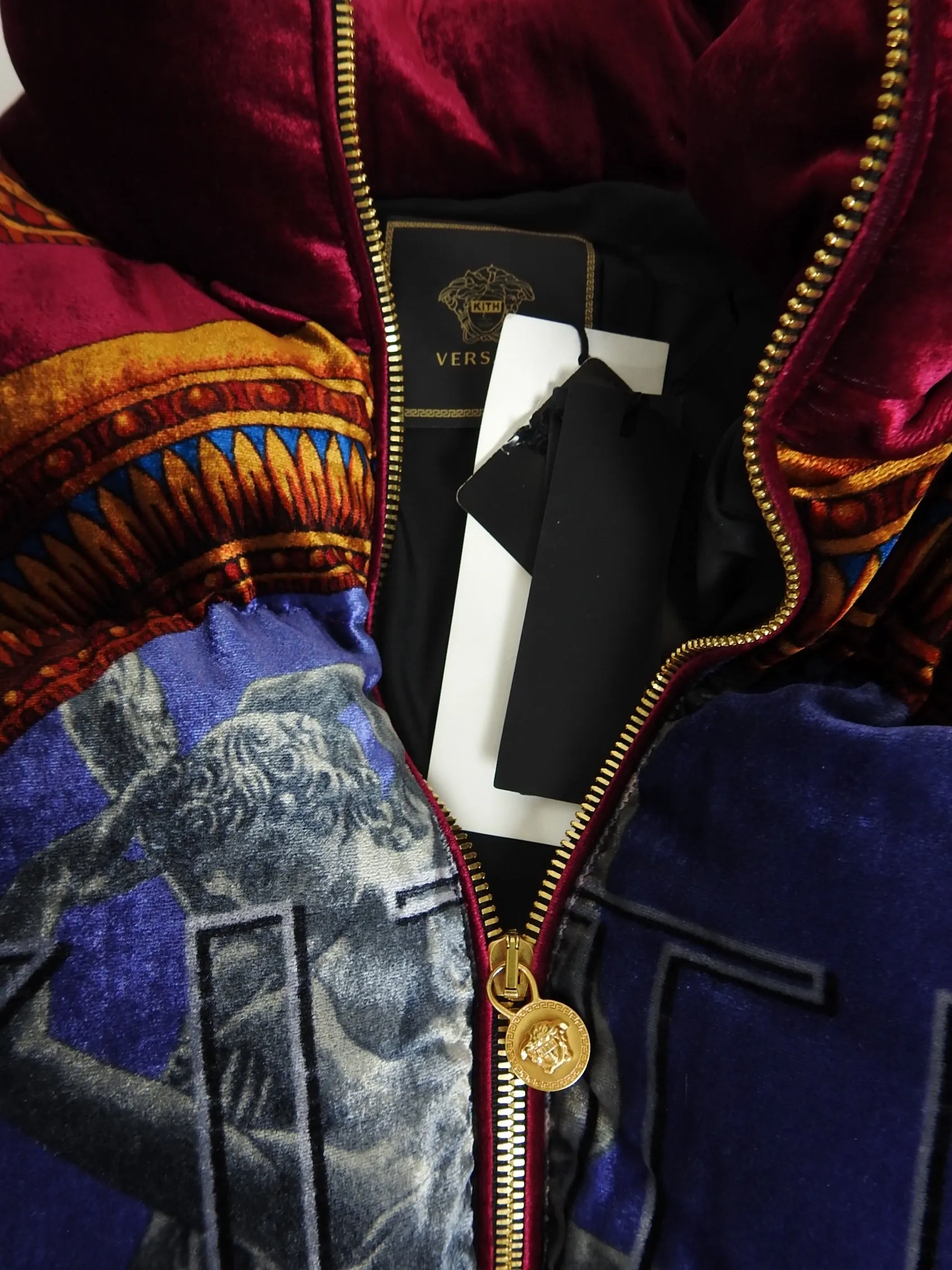 Kith x Versace Velour Puffer Size 52