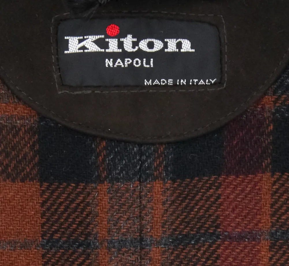 Kiton Navy Blue Coat - 40 US / 50 EU