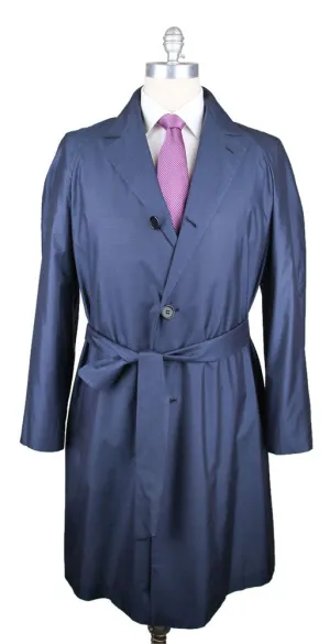 Kiton Navy Blue Coat – Size: 38 US / 48 EU