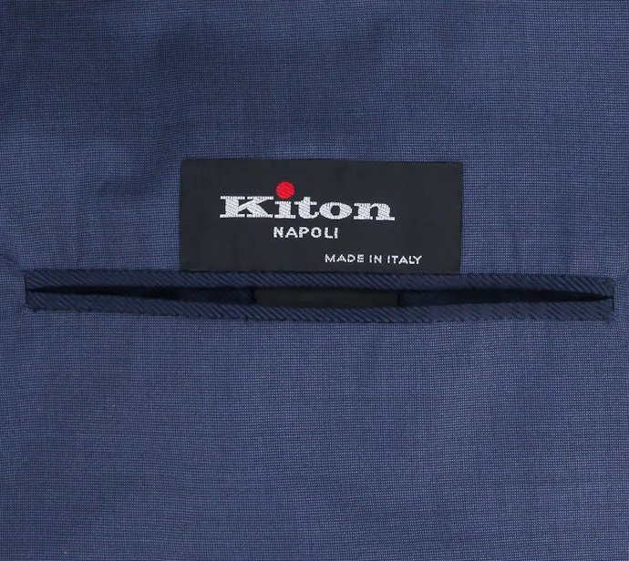 Kiton Navy Blue Coat – Size: 38 US / 48 EU