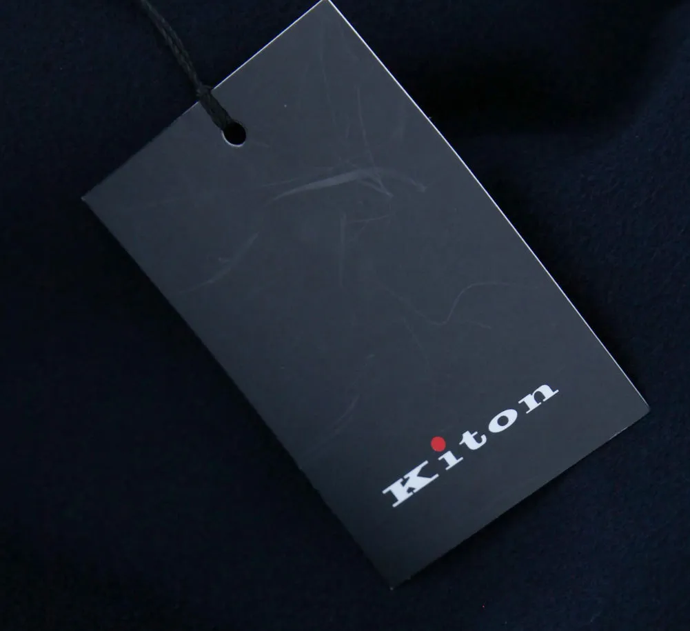 Kiton Navy Blue Reversible Coat