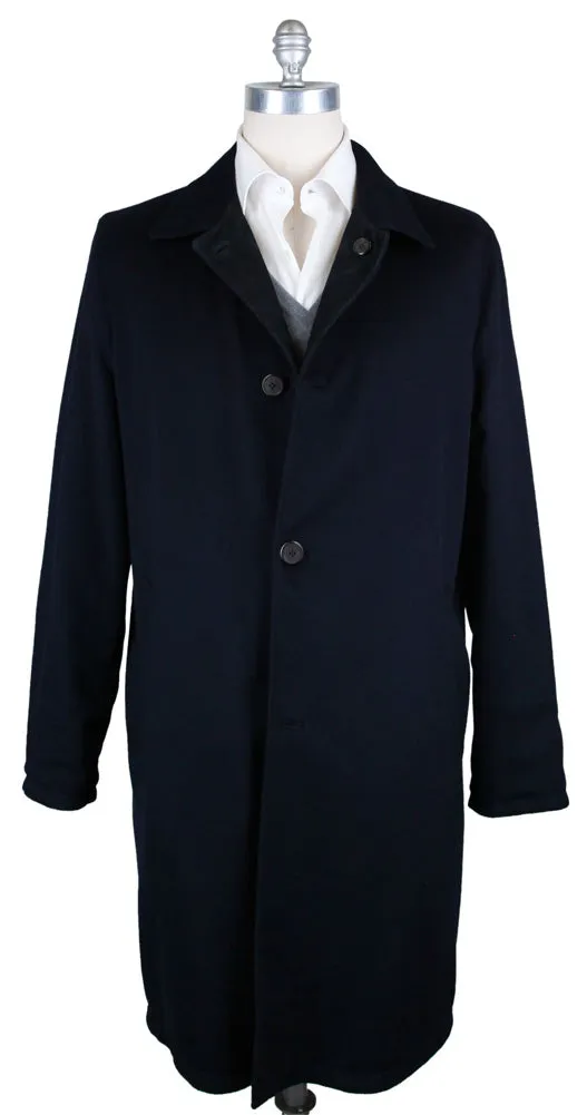 Kiton Navy Blue Reversible Coat
