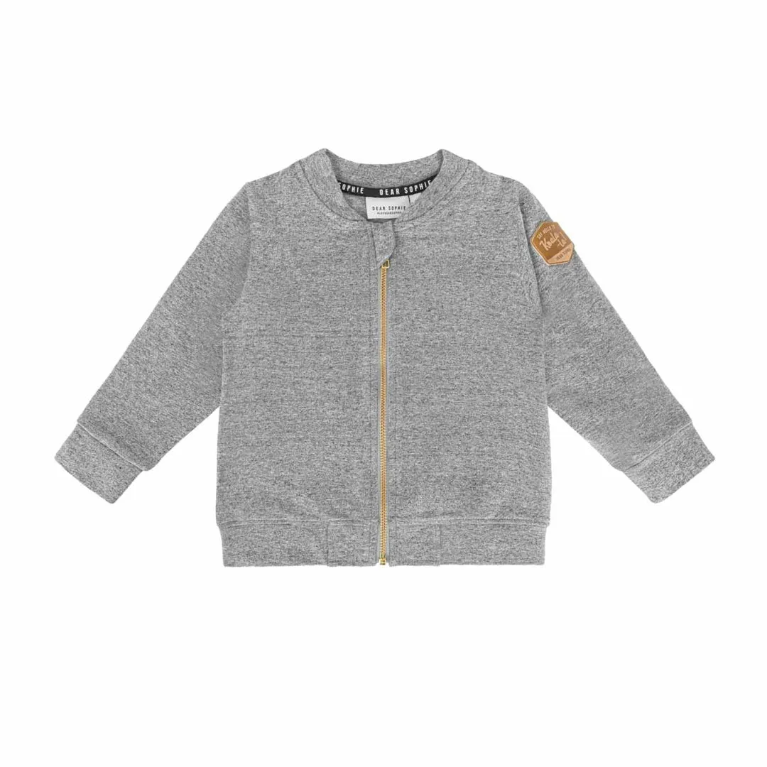 Koala Grey Bomber Jacket - LAST ONE 3-4 years