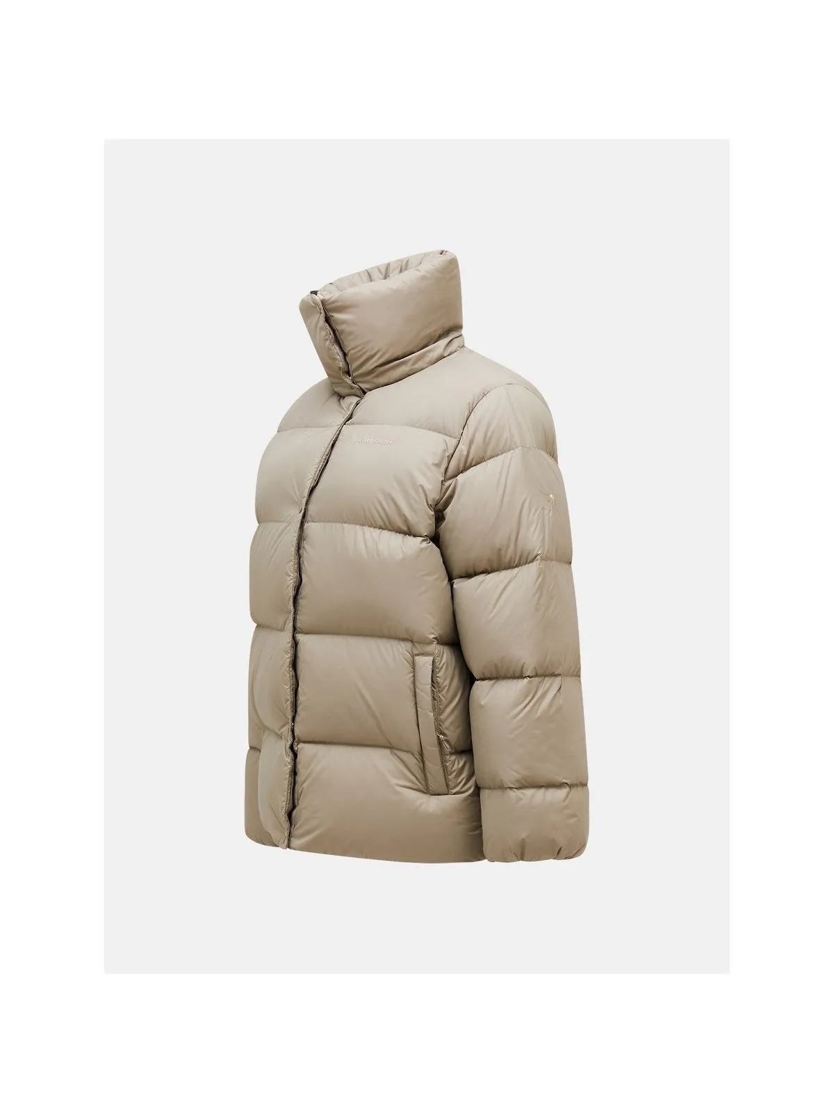Kurtka puchowa Peak Performance W Down Puffer beżowy
