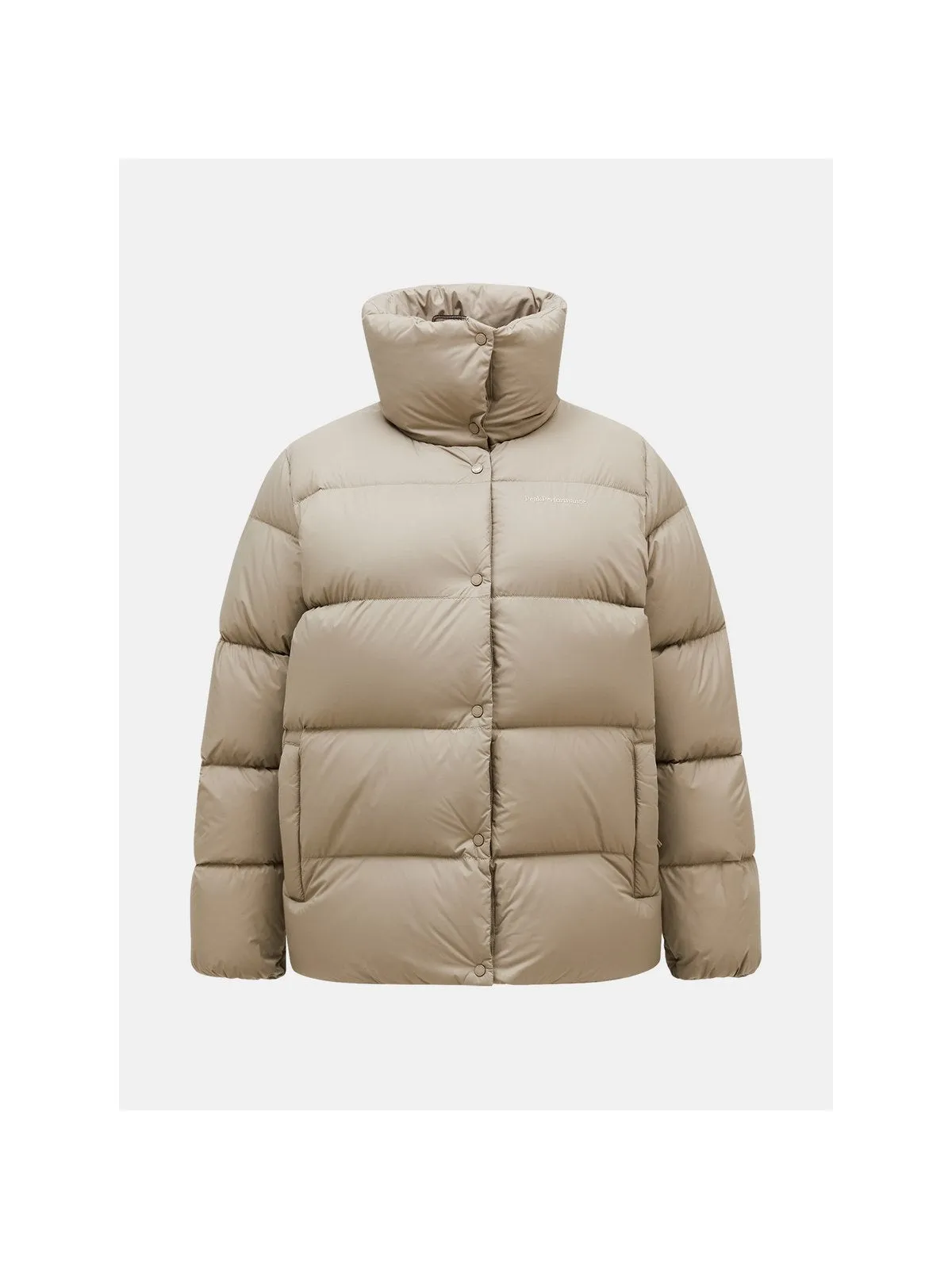 Kurtka puchowa Peak Performance W Down Puffer beżowy