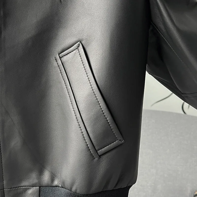 Lady Spring Vegetable Tanned Leather jackets New Arrivals Women's Genuine Sheepskin 2022 Coats Female Black Motorcycle CL4011
