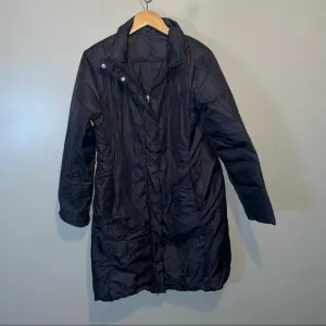 Lands end reversible Down Puffer Jacket