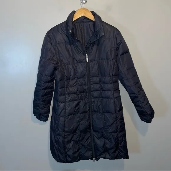 Lands end reversible Down Puffer Jacket
