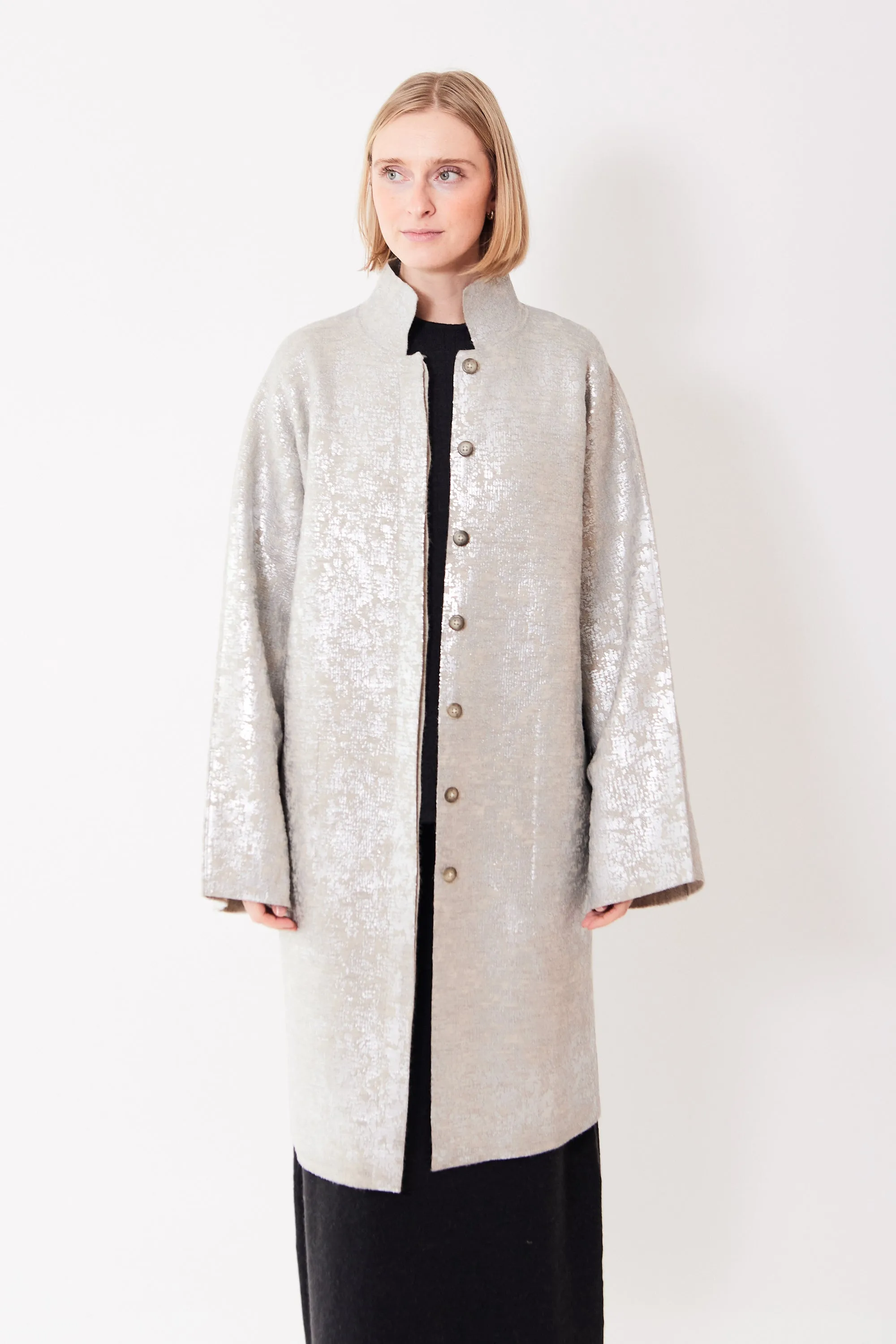 Lauren Manoogian Foil Car Coat