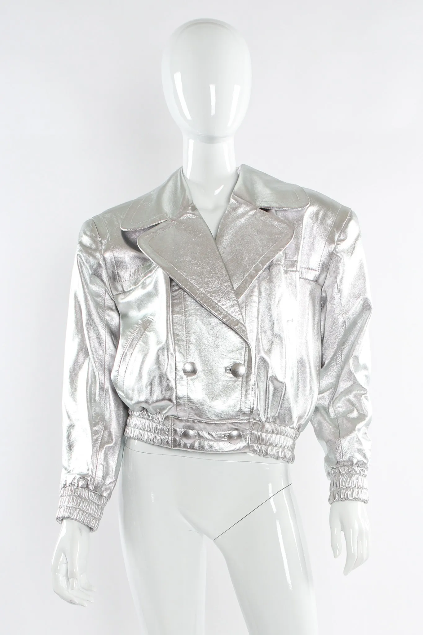 Leather Bomber Jacket & Pant Set