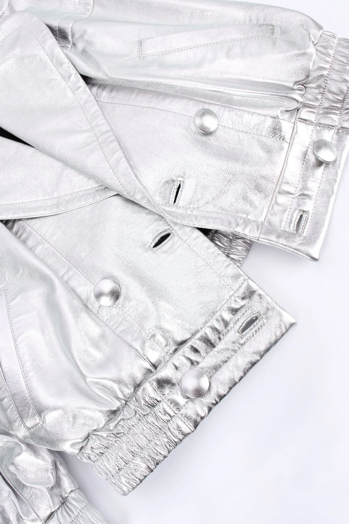 Leather Bomber Jacket & Pant Set