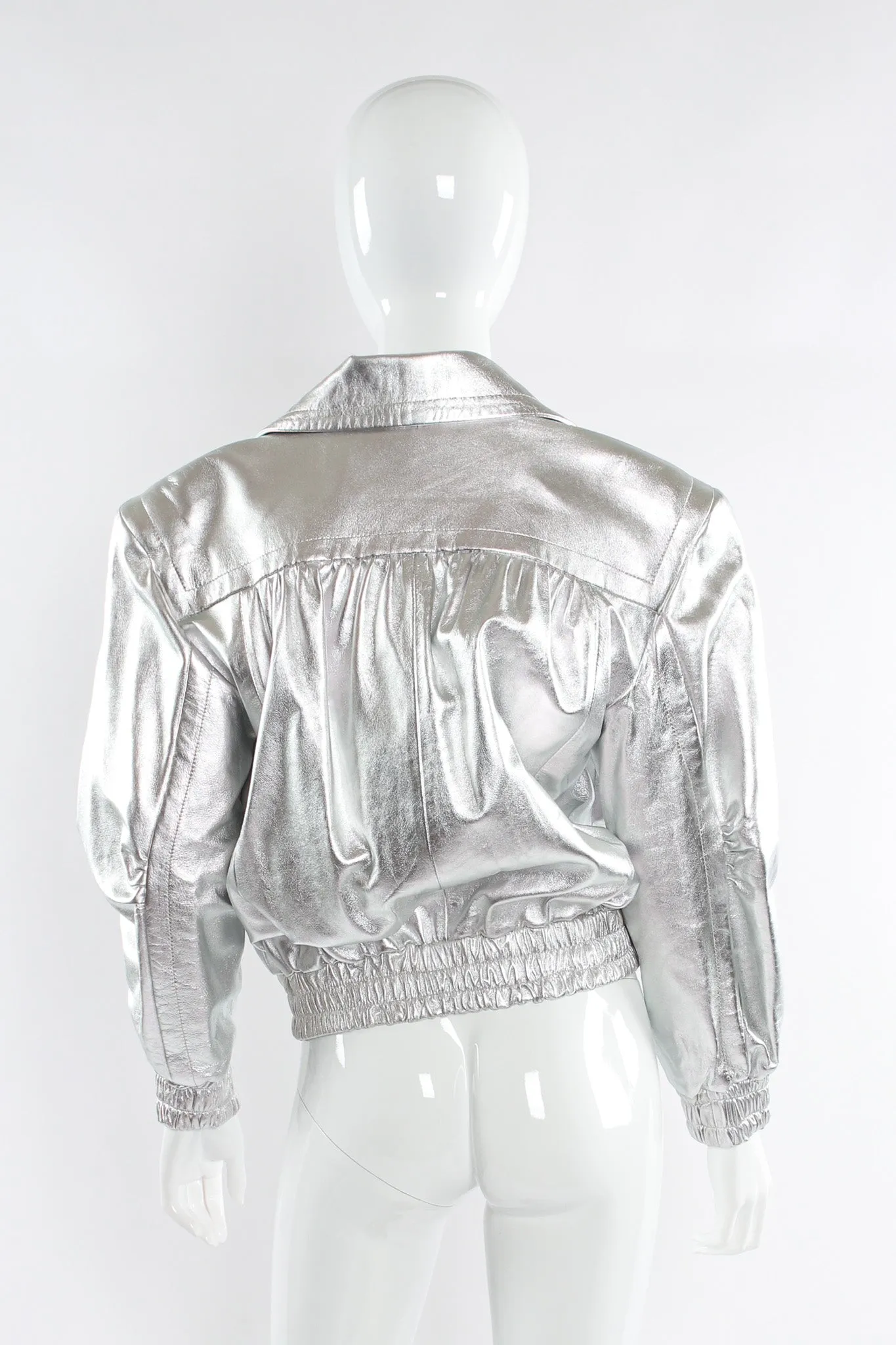Leather Bomber Jacket & Pant Set