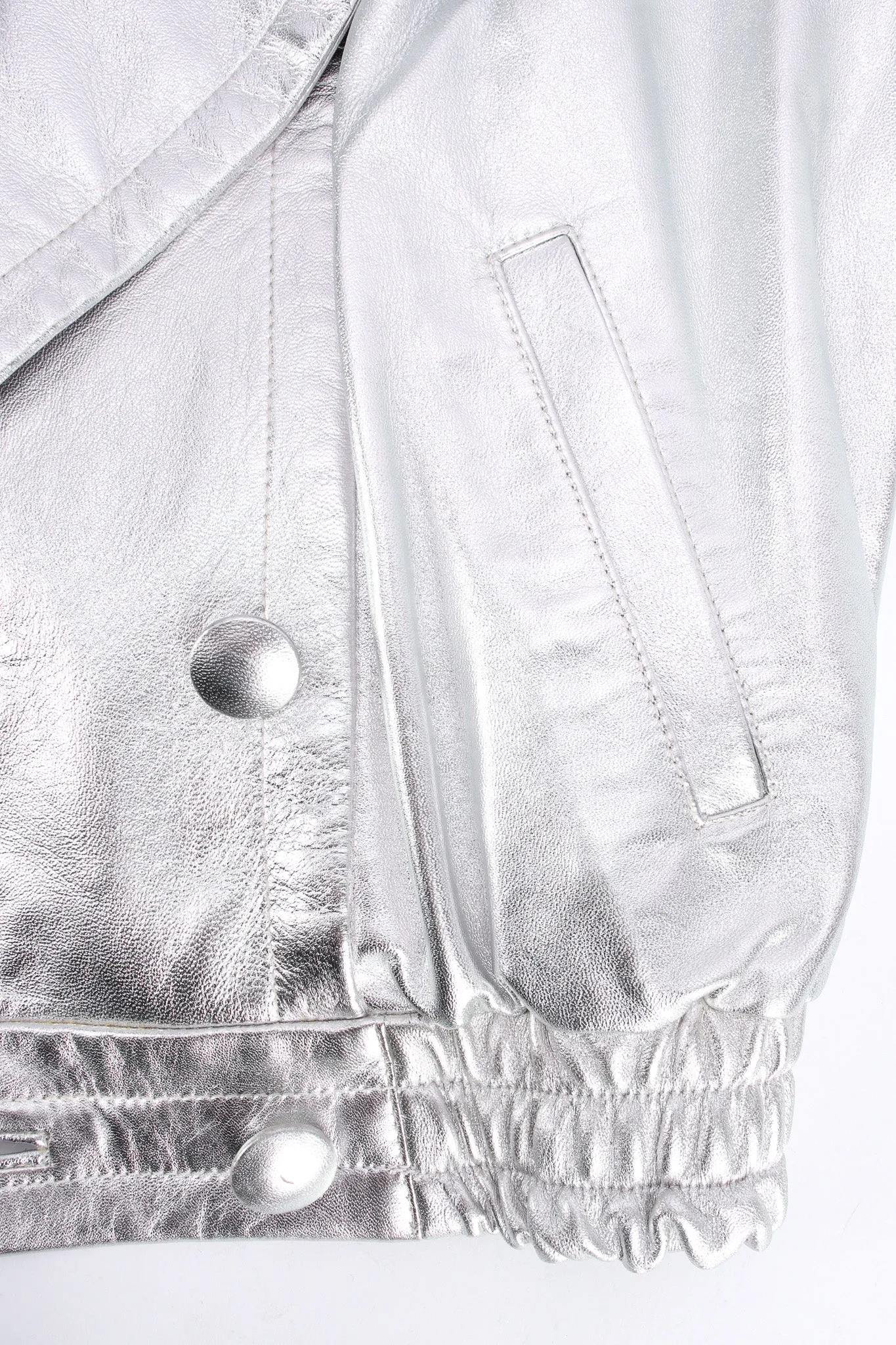 Leather Bomber Jacket & Pant Set